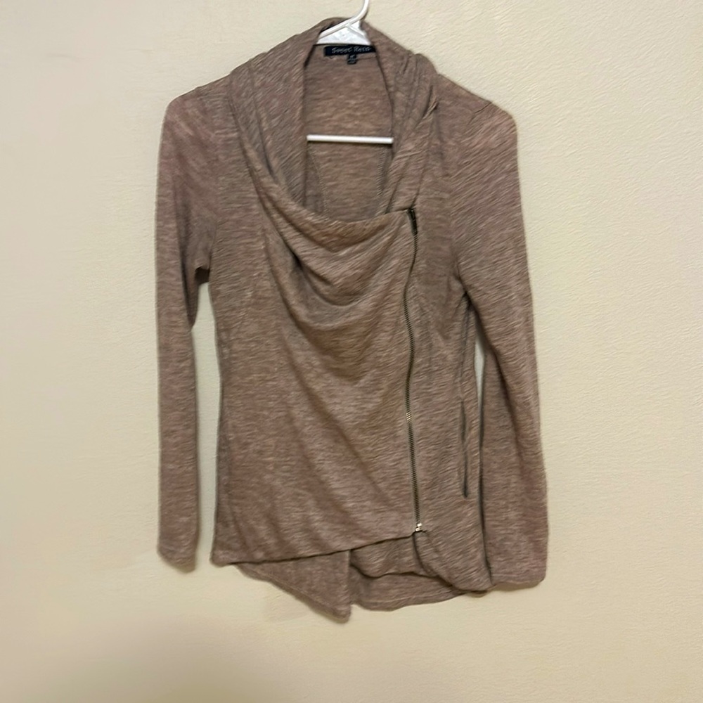 Sweet Rain size medium zip sweater